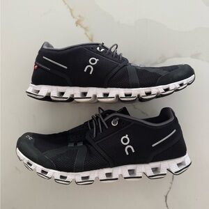 On Running Women’s Black and White Athletic Shoes